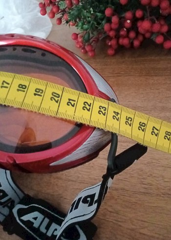 Kırmızı  Kayak Gözlüğü - Görsel 8