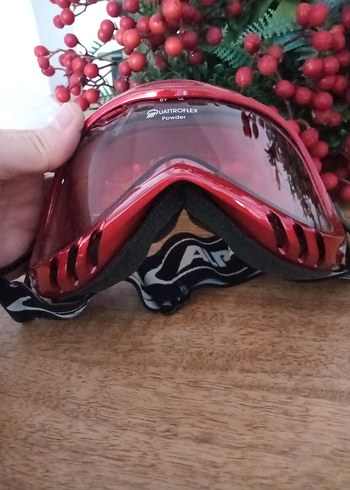 Kırmızı  Kayak Gözlüğü - Görsel 2