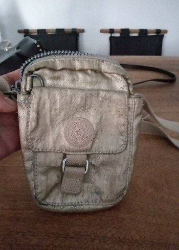 Kipling Bej Minimalist Kadın omuz Çantası