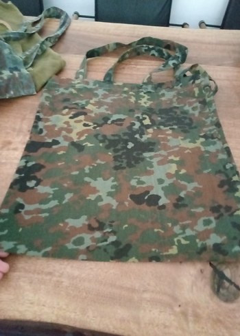 Beden Bundeswehr Kamuflaj Askeri çanta