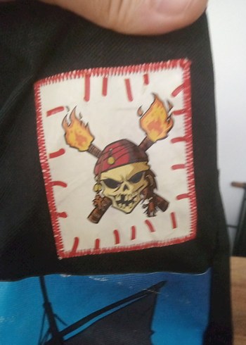 Disney Orjinal Korsan Temalı Siyah Çocuk Spor Çantası - Görsel 5