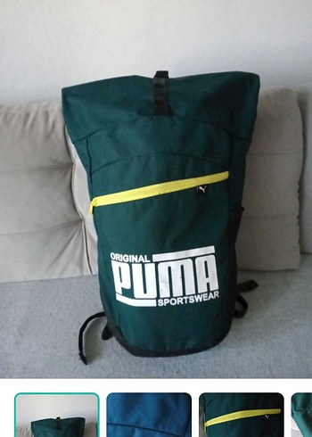 Puma Koyu Yesil Spor Sirt Cantasi