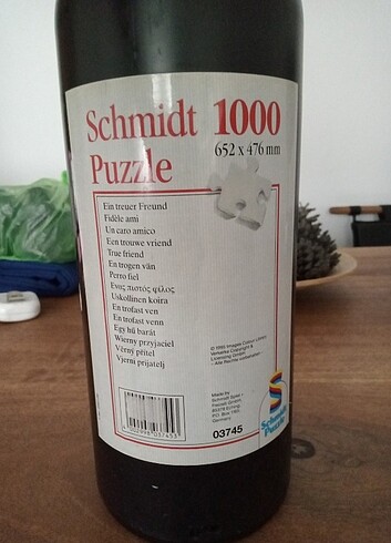  Beden Renk Alman 1996 üretim Schmidt Puzzle 