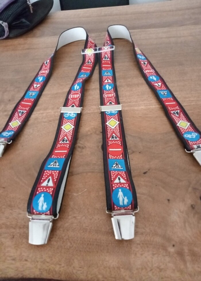 Trafik işaretleri temalı Pantolon askısı - Görsel 3