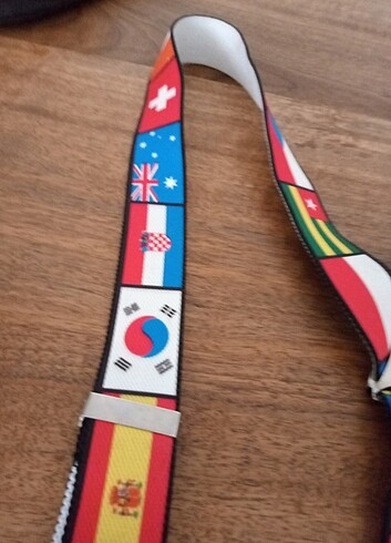 Dünya Bayrak temalı erkek Pantolon askısı - Görsel 3