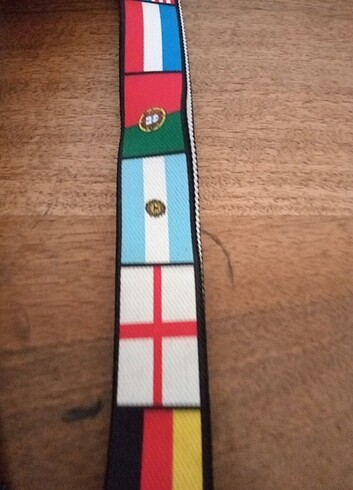 Dünya Bayrak temalı erkek Pantolon askısı - Görsel 6