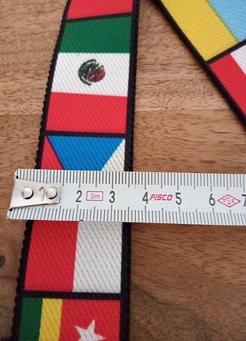 Dünya Bayrak temalı erkek Pantolon askısı - Görsel 9