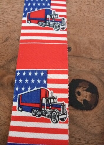 Amerikan Bayrağı Temalı Erkek Pantolon askısı - Görsel 3