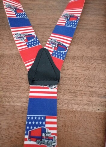 Amerikan Bayrağı Temalı Erkek Pantolon askısı - Görsel 8