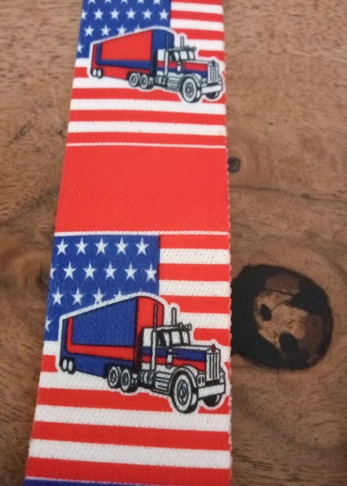 Amerikan Bayrağı Temalı Erkek Pantolon askısı - Görsel 3