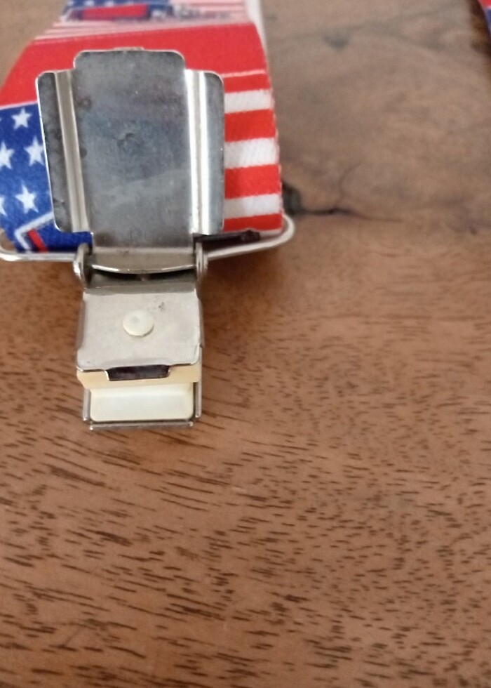 Amerikan Bayrağı Temalı Erkek Pantolon askısı - Görsel 5