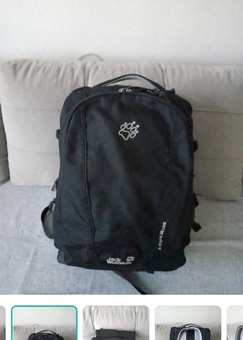 Jack Wolfskin Siyah Jack Wolfskin Sirt Cantasi Buyuk Boy