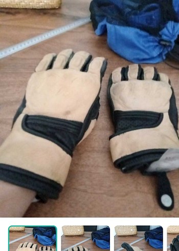 Diğer Yurtdisi Urunu Gercek Deri Motorcu Eldiveni M Beden