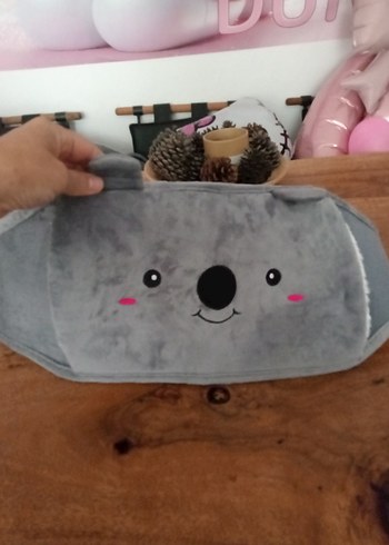 Beden gri Renk Gri Peluş El ısıtma bel koruma