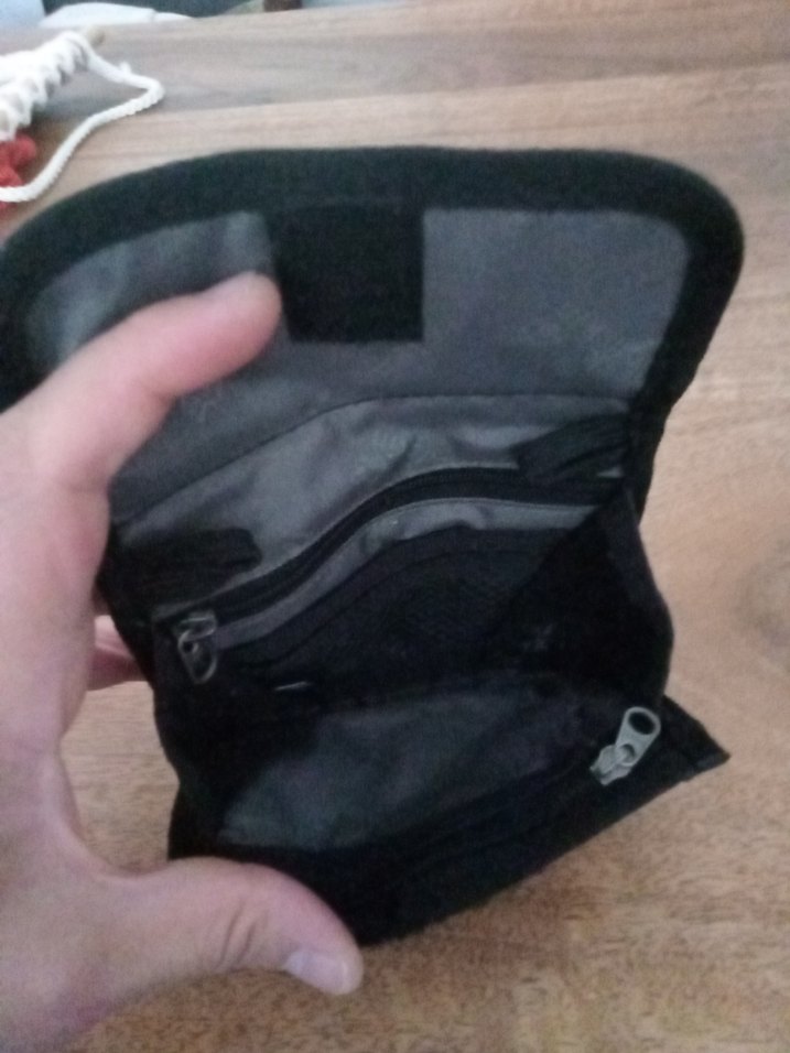 Jack Wolfskin Siyah Cüzdanı Velcro - Görsel 4