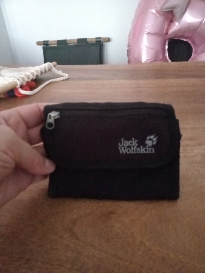 Jack Wolfskin Siyah Cüzdanı Velcro - Görsel 2