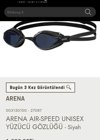 Orjinal Arena yüzücü gözlüğü - Görsel 11