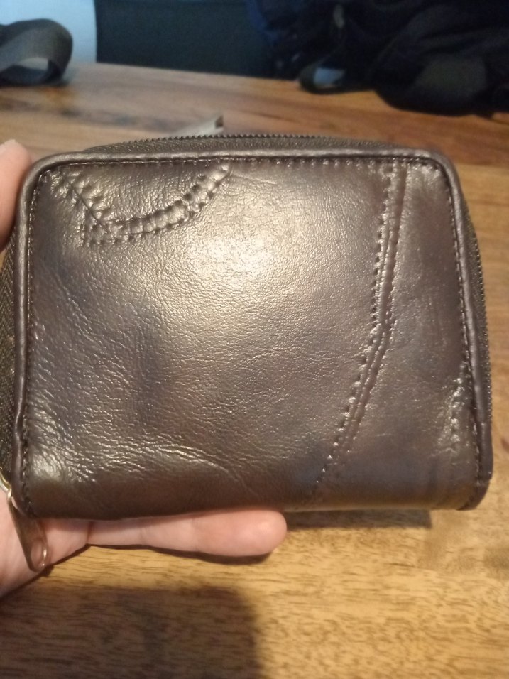 STEFANO Kahverengi Deri Fermuarlı Erkek Cüzdanı - Görsel 3