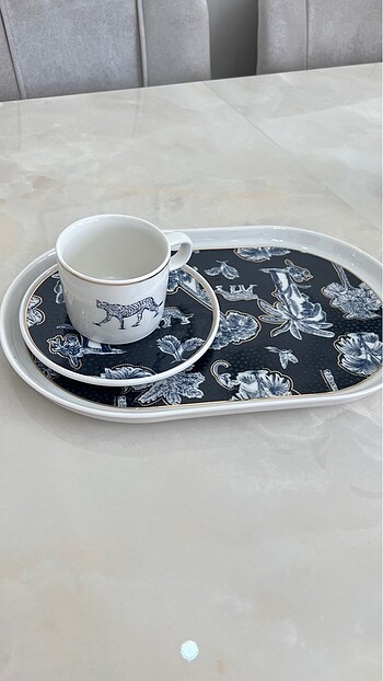 English Home English home Toile panther bone porselen fincan