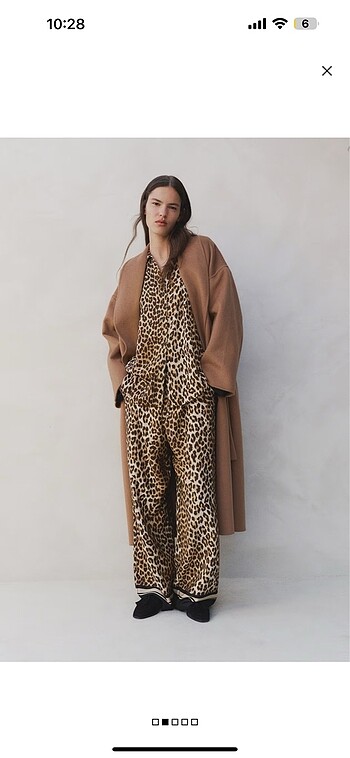 s Beden H&M leopar pantolon