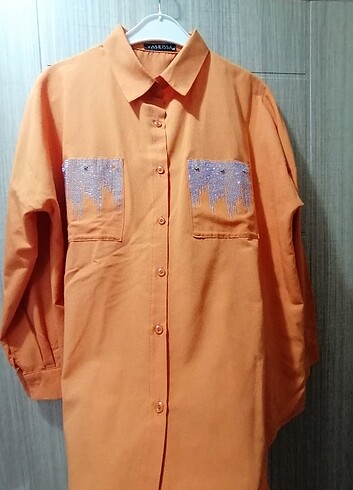 44 beden şık taşlı Gömlek  - Görsel 7