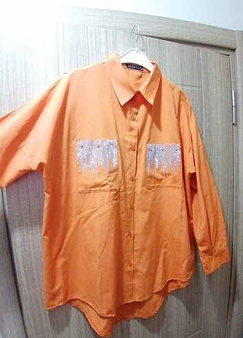44 beden şık taşlı Gömlek  - Görsel 8
