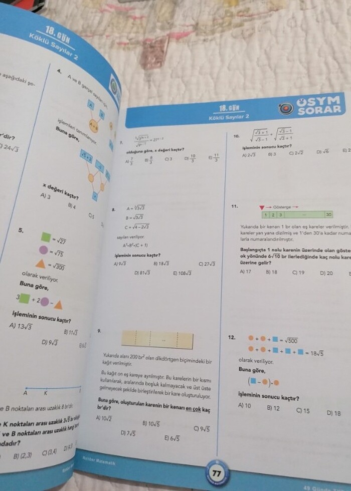 49 GÜNDE TYT MATEMATİK KAMP KİTABI  - Görsel 4