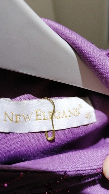 NEW ELEGANS MOR 40 BEDEN SİMLİ ABİYE  - Görsel 7