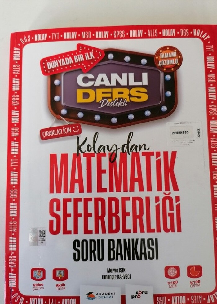 MATEMATİK SEFERBERLİĞİ KOLAY TYT KPSS MATEMATİK  - Görsel 4