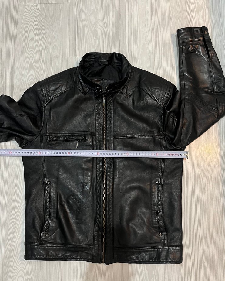 ASRIN Siyah hakiki Deri Biker Ceket #derimod #desa #derimont - Görsel 3