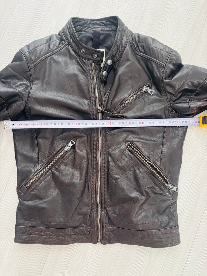 BUFFALO DERİSİ BIKER CEKET — görsel 3/5
