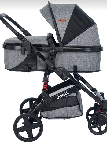 Gri Çok Fonksiyonlu Bebek Arabası - Görsel 6