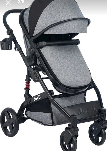 Gri Çok Fonksiyonlu Bebek Arabası - Görsel 3
