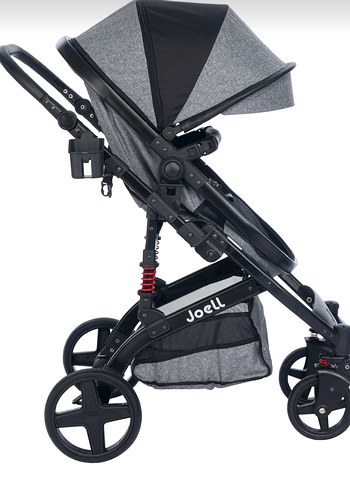 Gri Çok Fonksiyonlu Bebek Arabası - Görsel 7