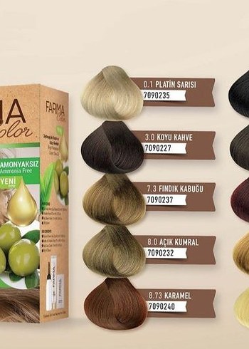 Farmasi Amonyaksız Saç Boyası Çeşitleri