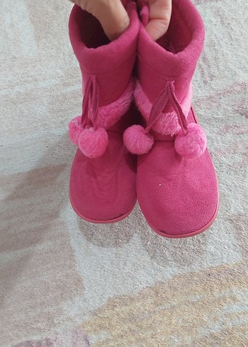 Pembe Kürklü Kız Çocuk Botu