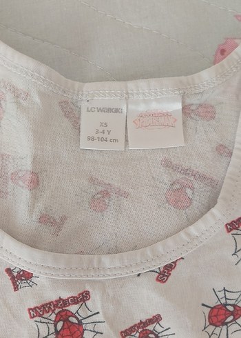 Beyaz Baskılı Çocuk Atlet - Görsel 2