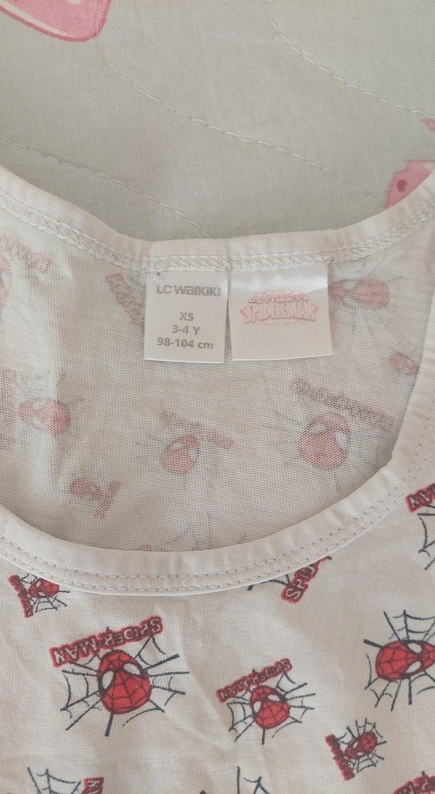 Beyaz Baskılı Çocuk Atlet - Görsel 2