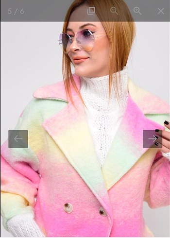 Renkli Degrade Kaban ( PARK MODA )' nın - Görsel 5