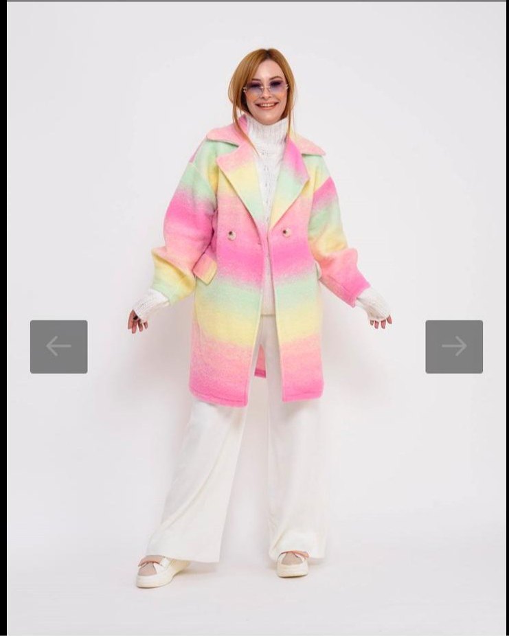 Renkli Degrade Kaban ( PARK MODA )' nın - Görsel 2