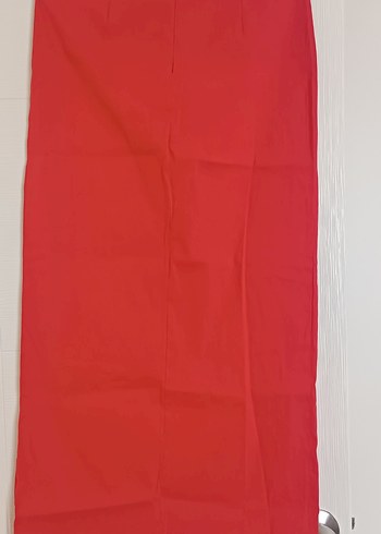 Kadın Kırmızı Uzun Etek (beden 42) - Görsel 3