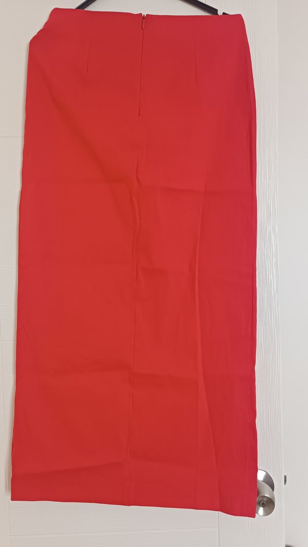 Kadın Kırmızı Uzun Etek (beden 42) - Görsel 3