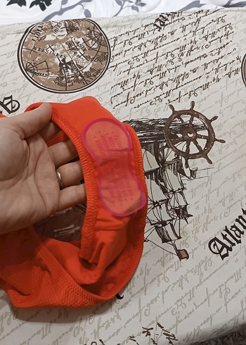 Kadın Mayo rengi nar çiçeği - Görsel 5