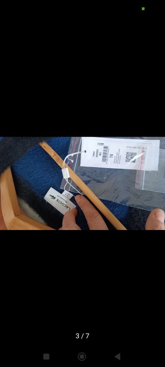 Lacoste Erkek Mavi Kısa Kürklü - Görsel 5