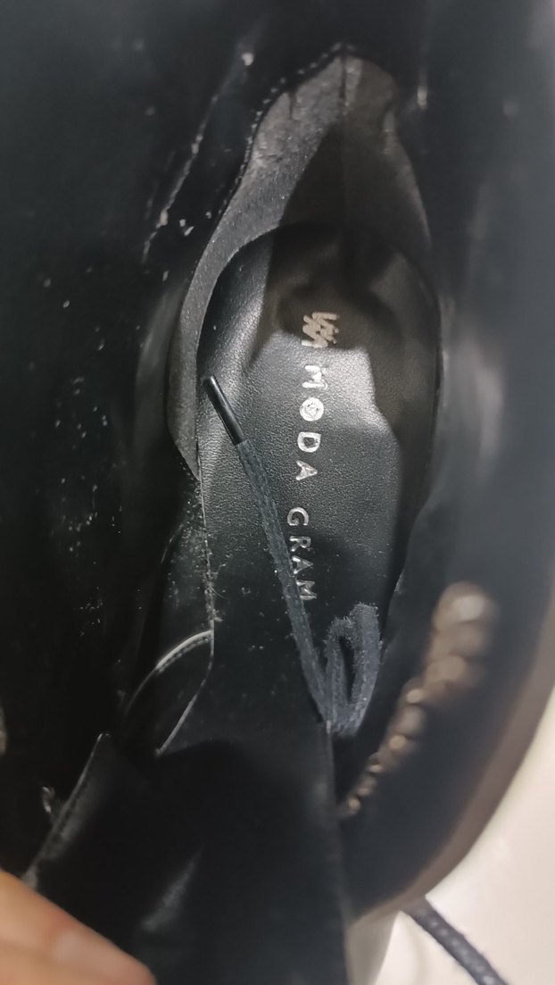 Yılan Desenli Mavi Tokalı Deri Topuklu Bot - Görsel 3