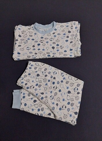 4 Yaş Beden çeşitli Renk Pijama Takımı