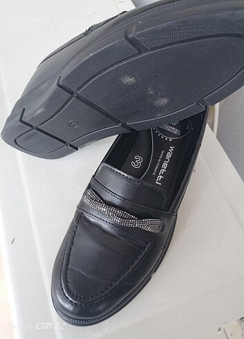 38 Beden siyah Renk Oxford kadin ayakkabi 