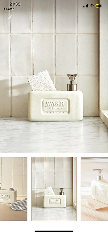 Zara Home Muadil bulaşık sabunluğu