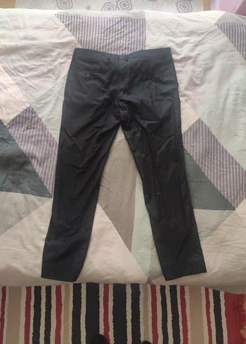 Siyah Erkek Kemerli Ofis Pantolonu - Görsel 2