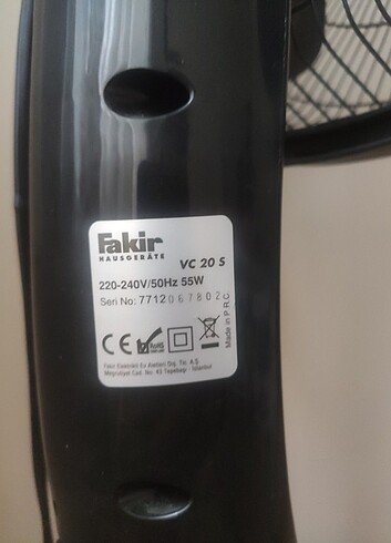 Beden Fakir vc20s vantilatör